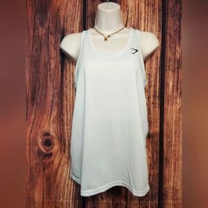 Gymshark Women's White Athletic Tank Top Size XS In New Condition!